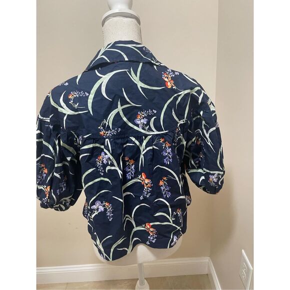 Anthropologie x Maeve The Zooey Bubble-Sleeve Blouse Size XS - Picture 8 of 12